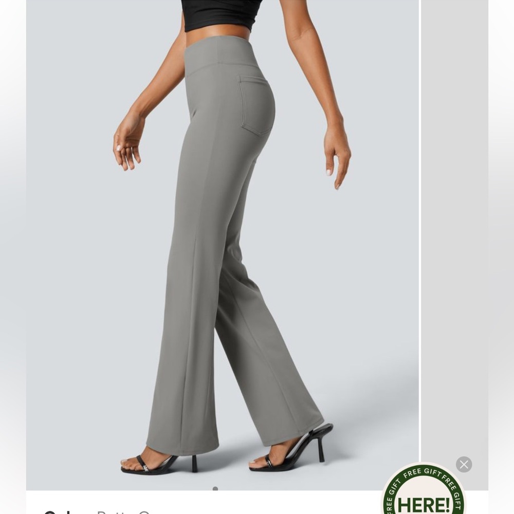 Halara Gray Flare Pants for Women